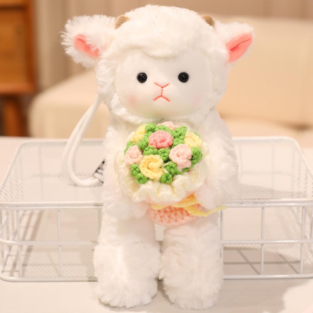 Fox Rabbit Panda Themed Plush Keychain Toy Hamster Flower Soft Pp Cotton Gift