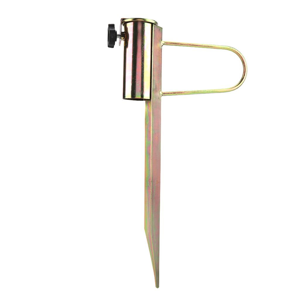 1Pc Iron Sun Beach Fishing Umbrella Holder Sand Parasol Archor Garden Outdoor Travel