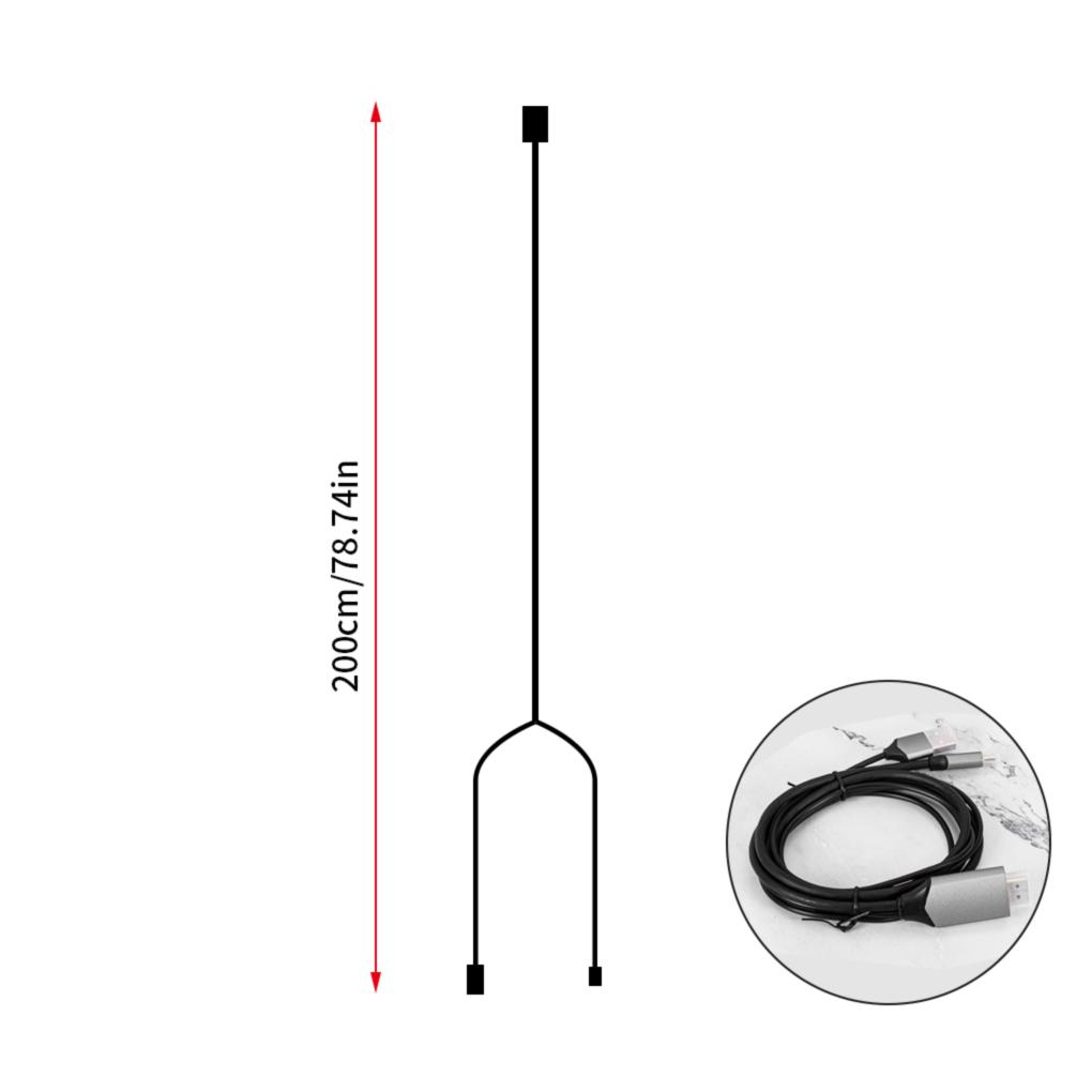 Type C 3\.1 4K HD TV Converter Adapter Cable Cable For S9/S8/Note 9 USB\-C HDMI\-compatible