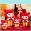 Adorable 2025 Snake Year Plush Toy Soft Animal Doll With Customizable Logo And Gift Box