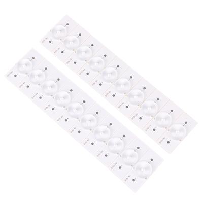 10 Adet Genel Doğrudan Tip 3V 6V Lamba Boncuğu Onarım Yaygın Kullanılan Lcd TV LED Arka Aydınlatma Optik Lens Filtresi ile