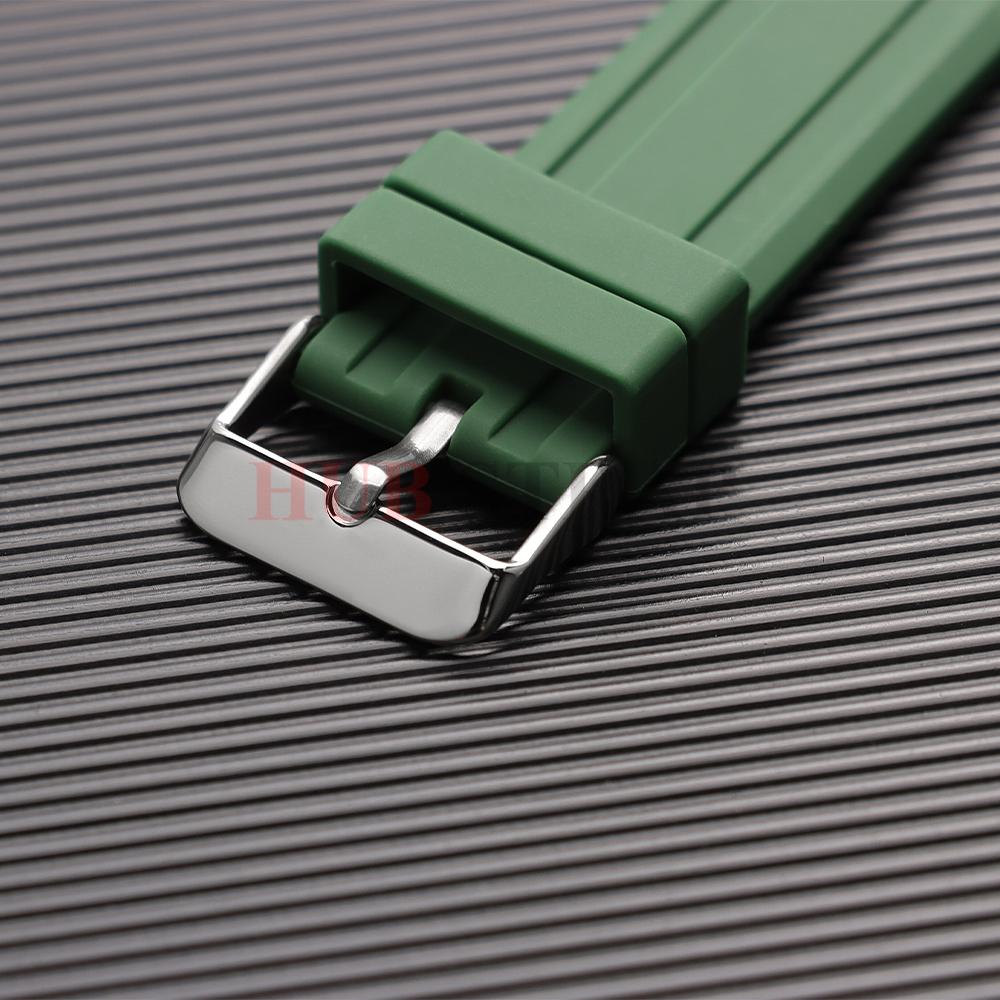 Silicone Strap 20mm 22mm Rubber Watch Band for Rolex for Seiko Bracelet Quick Release Waterproof Universal Wristband Men Women