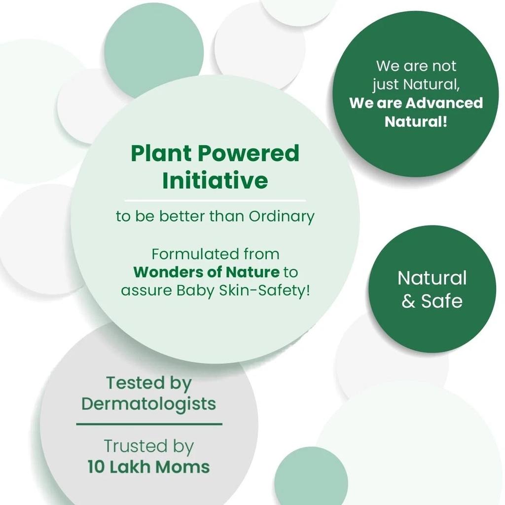 Mother Sparsh Plant Powered Dusting Powder Babies 200g Corn Starch & Oat Powder