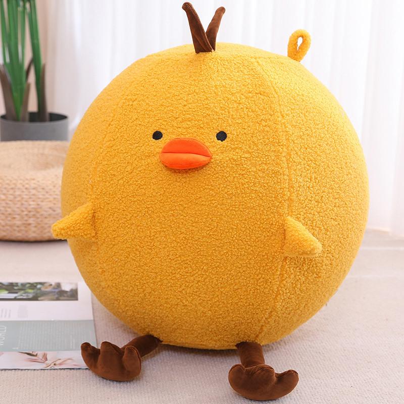 Large Round Ball Yoga Ball Pillow Plush Toy Doll Panda Crocodile Doll