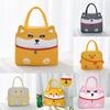 Lunch Cartoon Bag Oxford Cloth Aluminum Foil Insulated Bento Bag School For