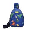 Cartoon Polyester Chest Bag Lightweight Versatile Dinosaur Bag Large Capacity Kids Shoulder Bag Children's
