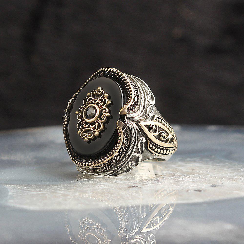 

Oniks Taşlı 925 Ayar Gümüş Erkek Yüzük 12