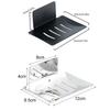 No Drilling Soap Dish Holder Wall Mounted  Sponge  for Bathroom Organizer Kitchen   Metal