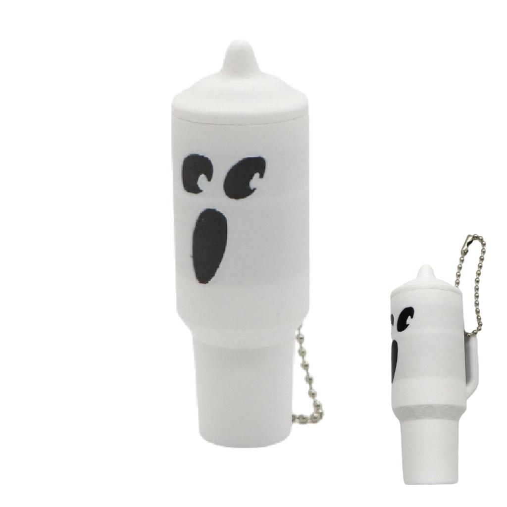 Halloween Christmas Glass Keychain Lipstick Case Backpack Decorative Accessories