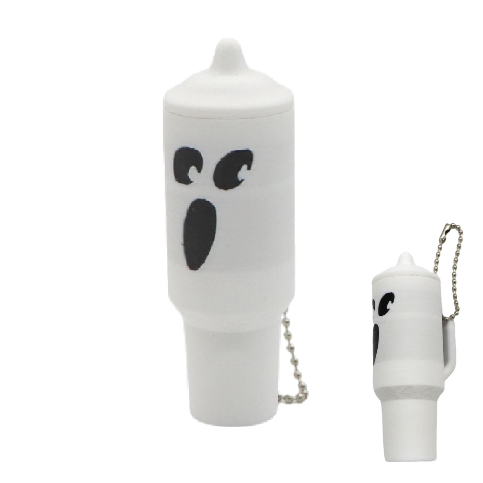 

Хэллоуин Рождество Стеклянный Брелок Чехол для Губной Помады Декоративные Аксессуары для Рюкзака One Size белый