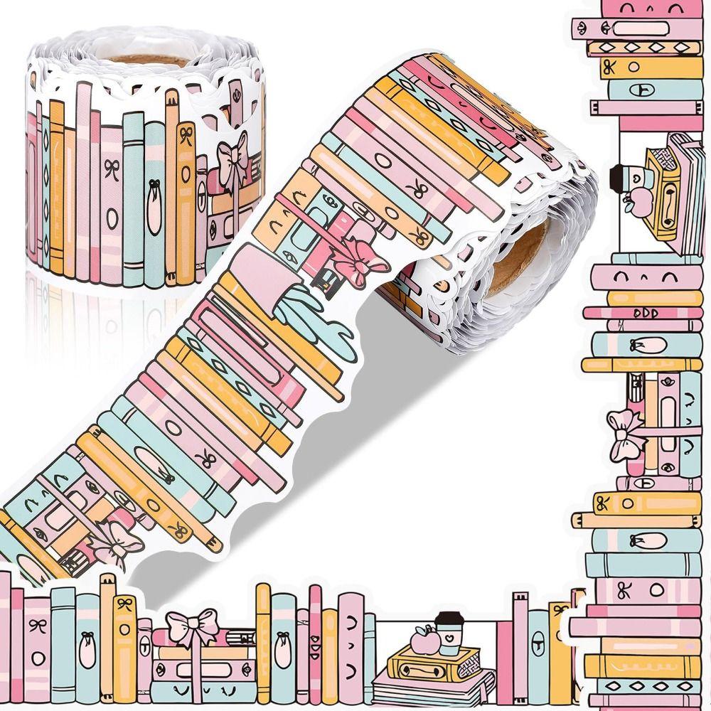 Cartoon Pattern Classroom Border Sticker Self Adhesive Wall Decor Trim  Classroom Decoration