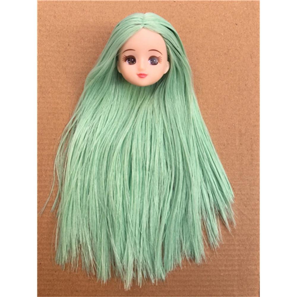 New Anime Figure Doll Blyth Licca Head Plant Hair Braid BOBO Blue Hair Toy Cartoon Doll Girls DIY Dressing Hair Toys Collections