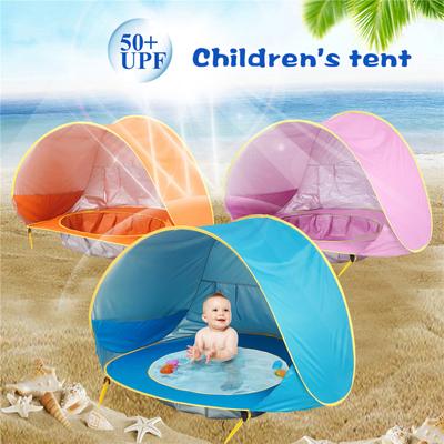 New Hot Baby Beach Tent Children Waterproof Sun Awning Tent UV-protect Sunshelter Mini Pool SMR88