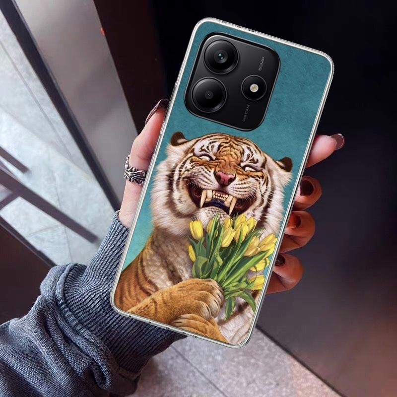 Superior Tiger Pattern Art Phone Case For Xiaomi Redmi Note 15 14 14S 13 12S 12 Pro Plus 11S 11 10S 10 4G Cover 11E 11T 5G Print