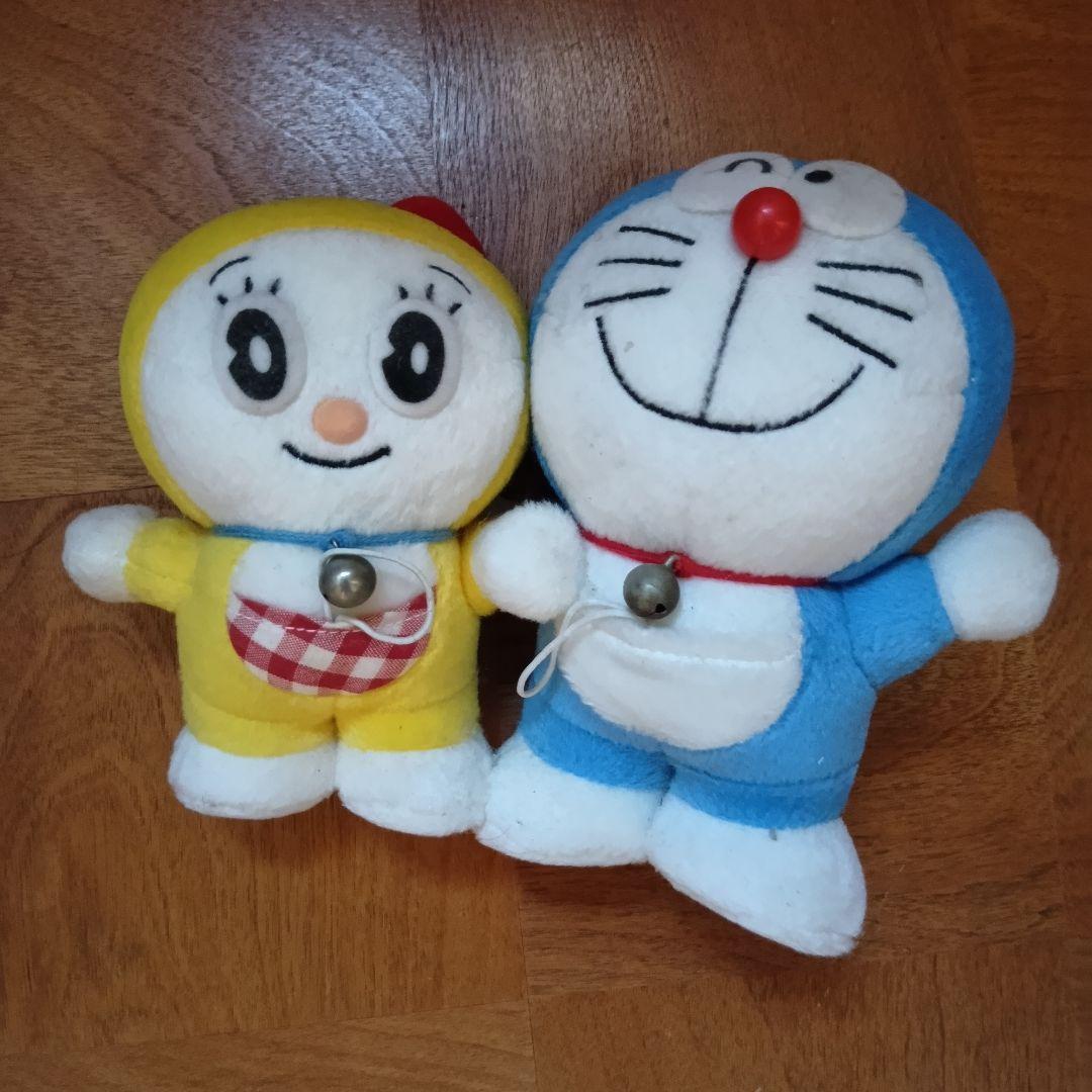 Doraemon and Dorami-chan stuffed toys