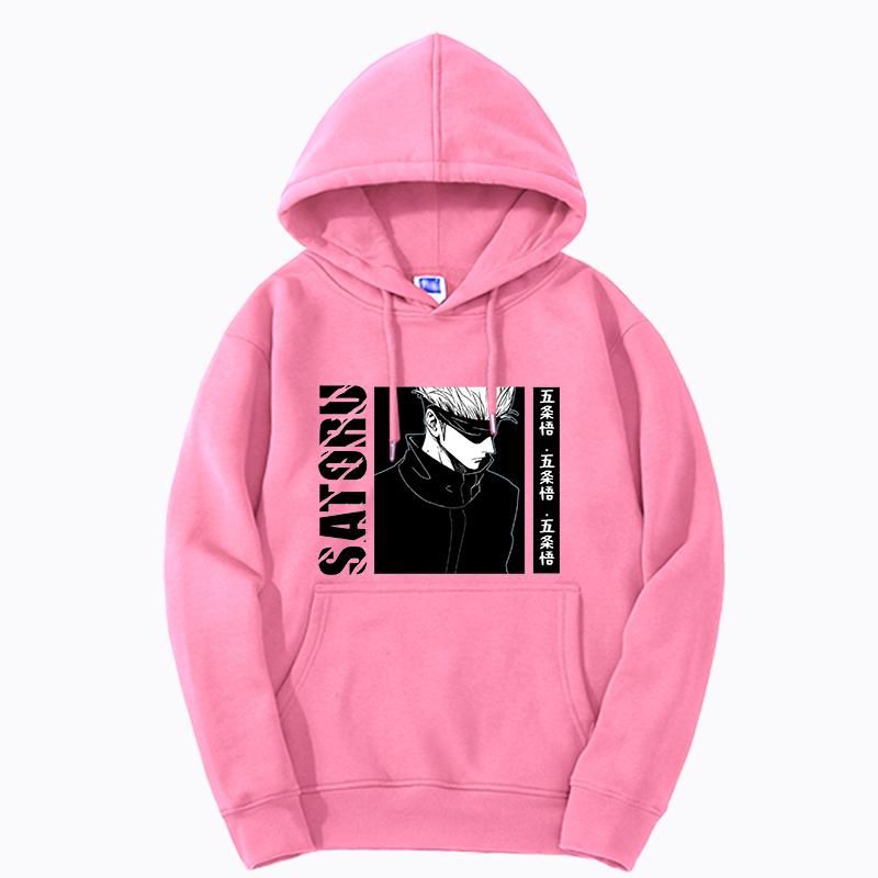 Jujutsu Kaisen Gojo Satoru Manga Graphic Hoodies Vintage Oversized Hooded Hip Hop Long Sleeves Cotton Hoodie Men Women Clothes
