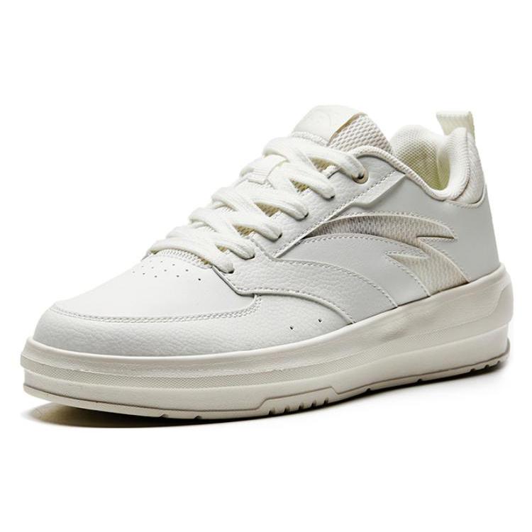 New Anta Life Collection Anti Slip Wear Resistant Low Top Skateboard Shoes Men's White 912328060-1
