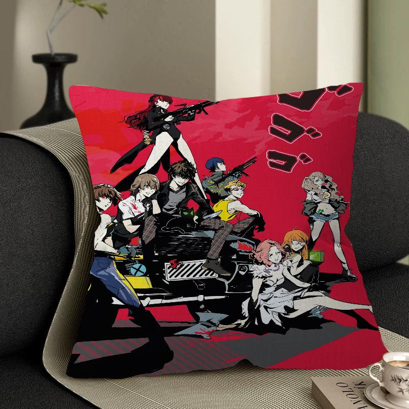 Persona 5 Gaming Pillow Cover Sofa Cushion Cover Home Room Decoration Children Gift
