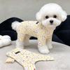 Dog German velvet warm four-legged clothes autumn and winter than bear teddy small dog cat pet bottoming shirt loungewear