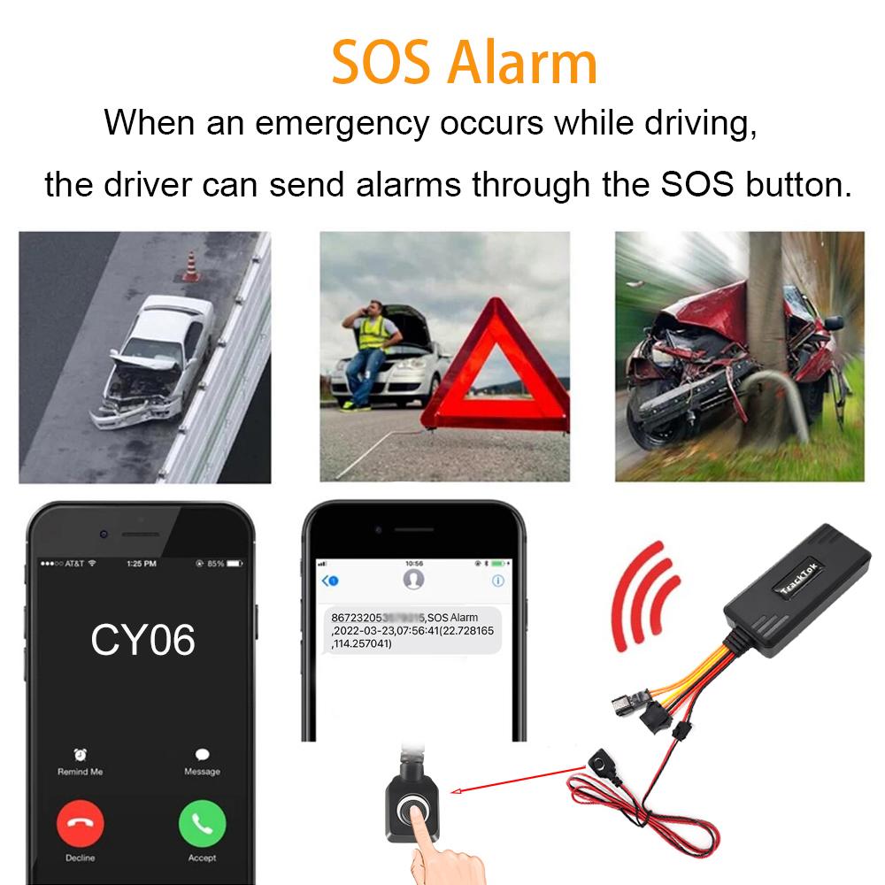New 4G GT06 Protocol Multifunctional Car GPS Locator, Anti-Theft One-Click Lock, APP Smart Positioning