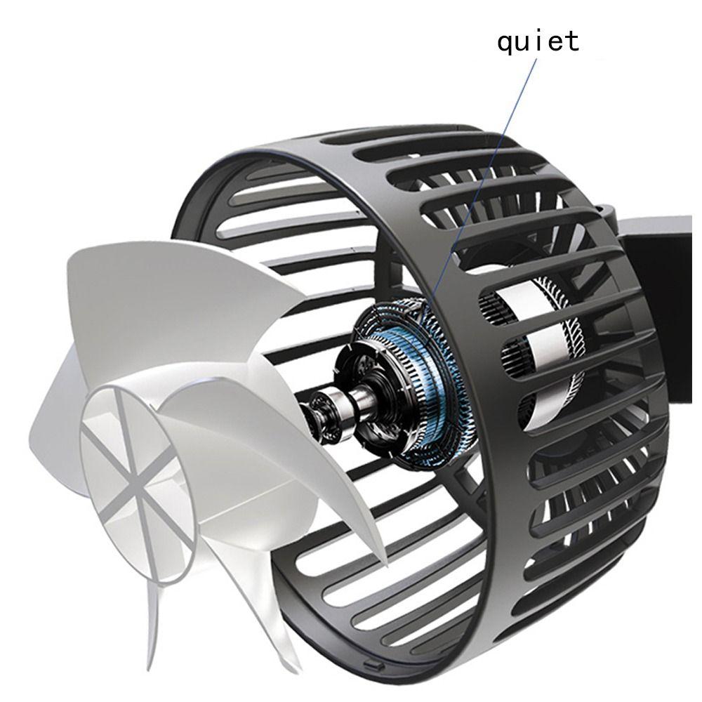 Back Headrest Ventilation Car Seat Back Cooling Fan Car Neck Cooler Dual Head Fan Fan Neck Cooler