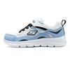 Abrasion Resistant Breathable Low Top Kids Lifestyle Shoes White Blue 405283L-WLB