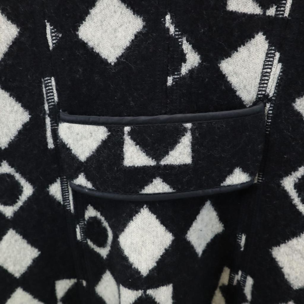 Emporio Armani made in Italy Overall handle knit Chester coat 40 black Women Used