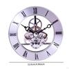 Round Clock Insert 12.6cm Retro Quiet Roman Numeral DIY Crafts Inlaid Head Gallbladder for