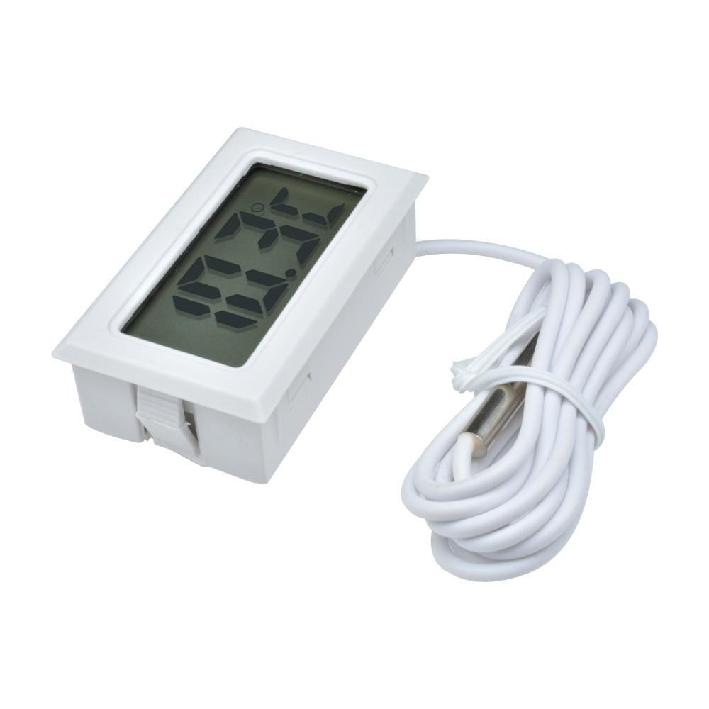 

FY-10 Embedded Electronic Mini Home Digital Temperature and Humidity Meter White Ribbon Cable Without battery
