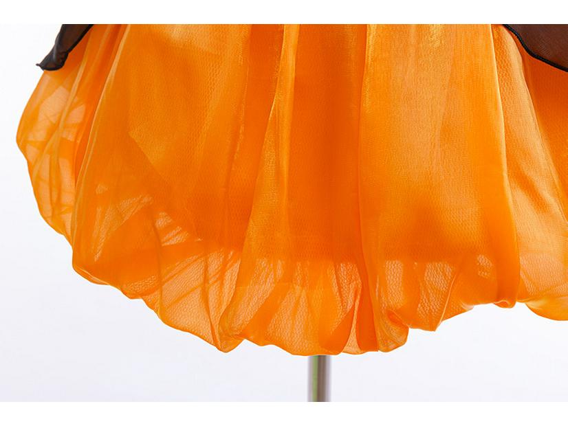 Princess Cosplay Dress: Girls' Little Witch Pumpkin Masquerade Costume