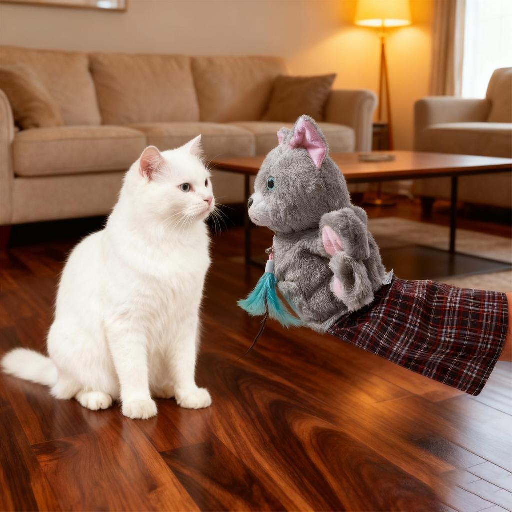 Cat Wrestling Toy Stimulation Toy Pet Supplies Dog Wrestler Glove With Tough Padding For Entertainment Relieve Boring Mental