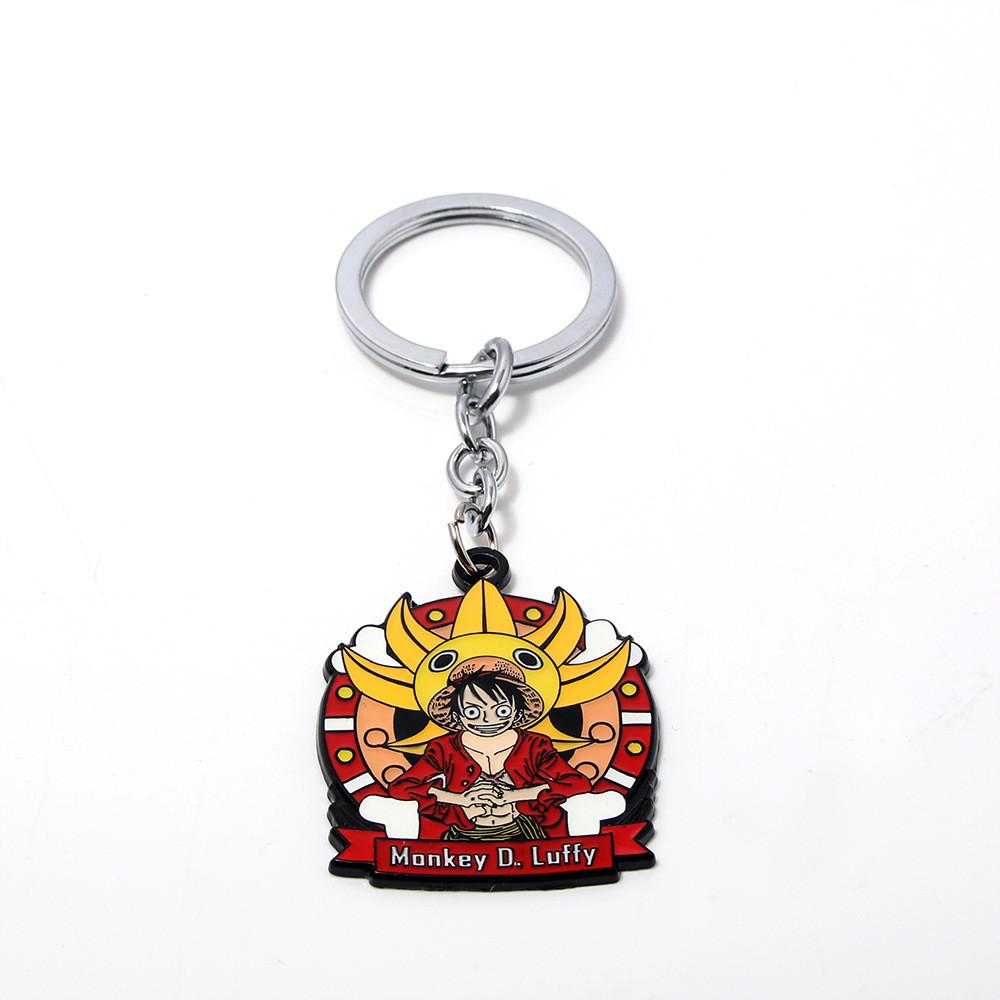 One Piece Monkey D Luffy Keychain Metal Pendant For Gift And Souvenir