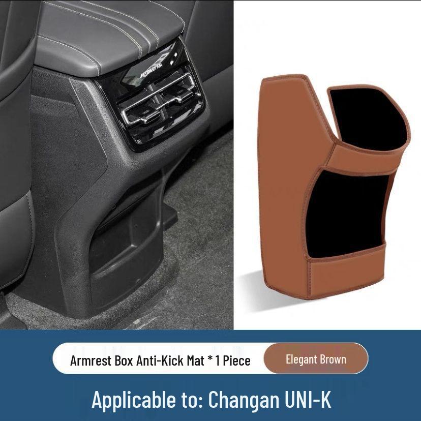 Changan UNIV/UNIK Car Armrest Box Anti-kick Mat with Rear Air Outlet Cover