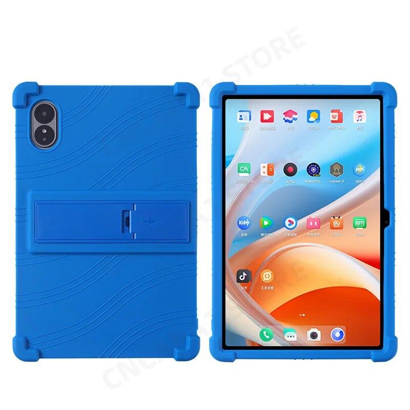 4 Thicken Cornors Silicon Cover with Kickstand For Alldocube iPlay 60 Lite 2024 Case 10.95" Tablet PC Shockproof Protector Funda