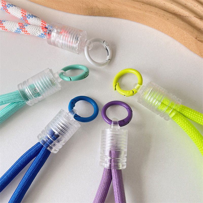 

18cm Cell Phone Short Strap 8mm Lanyard with Plastic Buckle Style L