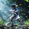 18cm Naruto Anime Figure Childhood Combat Version Uchiha Sasuke Naruto Uzumaki Action Figure Pvc Collection Modle Toy Kids Gifts