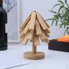 Tree Trivets Drink Coasters Creative Gryteholdere Sammenleggbar bordmattesett for tekanne