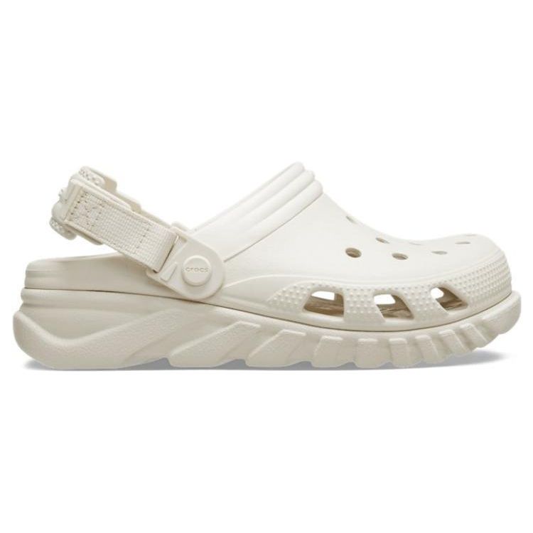 Crocs Duet Max Clog Soft Comfortable Versatile Clogs Unisex clogs Cement-Gray 208776-160