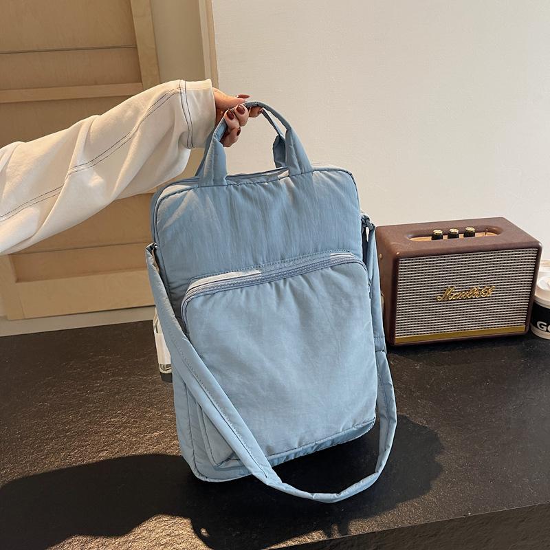 Lightweight and Simple Laptop Handbag Going Out Shoulder Tablet Storage Bag Commuting To Work Messenger Briefcase
