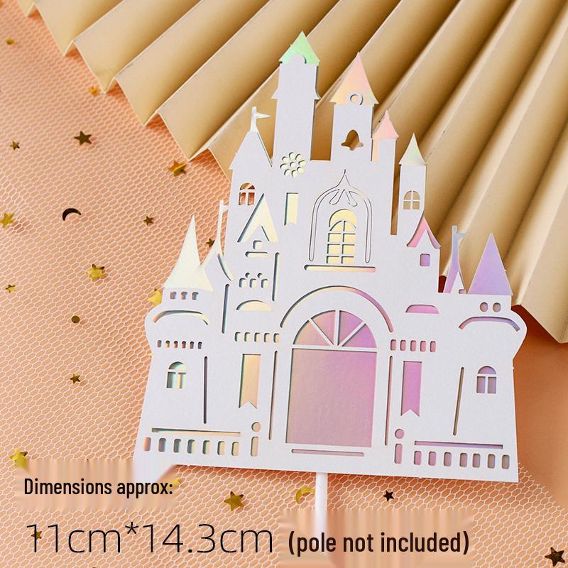 Pink & Gold Royal Birthday Cake Topper Set