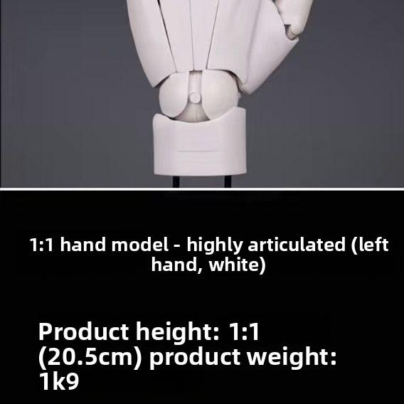 1:1 Equal Ratio Human Hand Joint Super Movable Simulated Hand Reference Hand Movable Manipulator Ornament