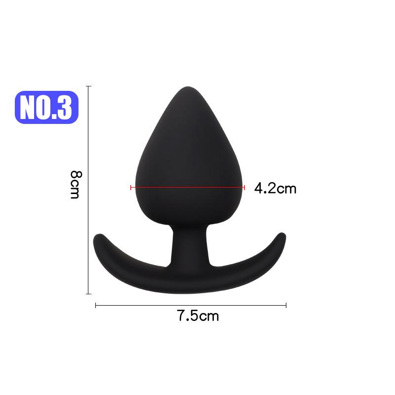 Anal Plug Safe Silicone Dildo Anal Butt Plugs G Spot Stimulation Unisex Wearable Stopper Adults Sex Toys for Men Women