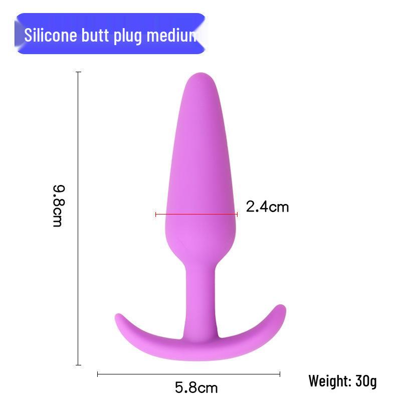 Silicone Wearable Anal Beads Plug for Women