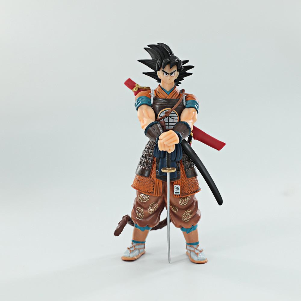 21cm Anime Dragon Ball Z Figure Samurai Son Goku Broly Super Saiyan Action Figures PVC Collection Model Doll Ornaments Toys Gift