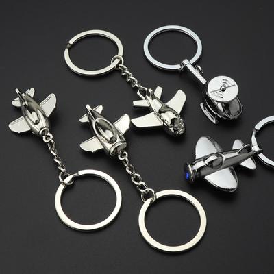 Keychains For Men Car Bag Keyring Air Plane Model Fighter Toy Travel  Gift