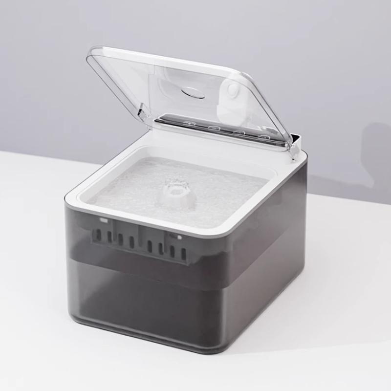 

Поилка для домашних животных, автоматический диспенсер для воды для кошек с крышкой, поилка для собак, автоматический цикл, радар, датчик потока воды, товары для животных With 2600 mAh Li-Po