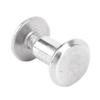 100 Sets Rivet and Screw M2.5 Stainless Steel Flat Round Hd Rivet Studs for Clothing Decoration Lther Crafts