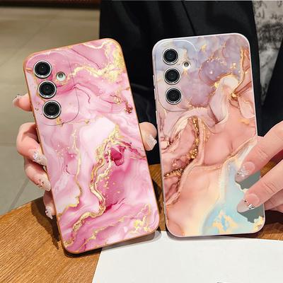 Colorful Marble Pattern Case For Samsung A18 A57 A37 A17 A56 A36 A26 A16 A55 A35 A25 A15 A54 S21 FE S22 S23 S24 Plus S25 S26 Ultra Silicone Cover