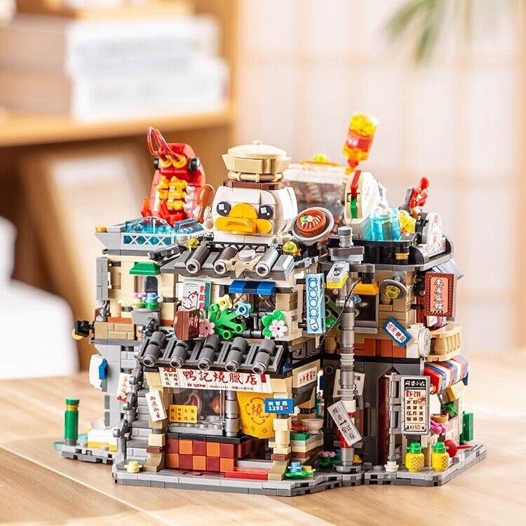 LOZ 1290 1291 1292 1293 mini Blocks Teens Building Toys Girls Gift Food Street DIY Bricks Puzzle Home Decor Presents