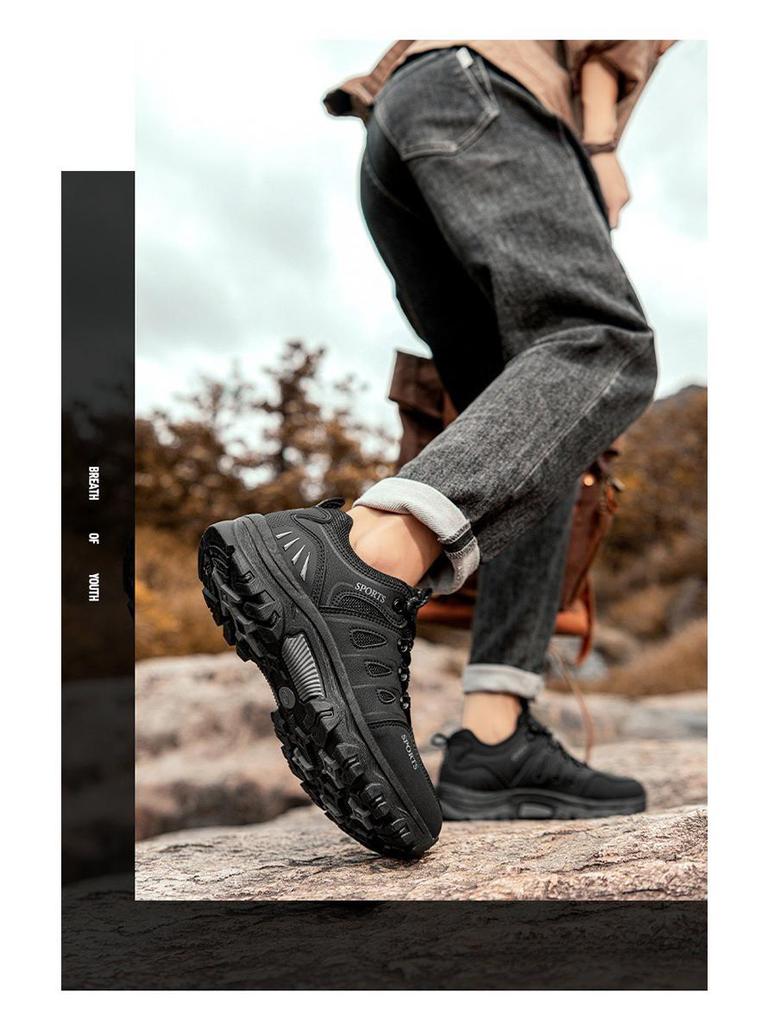 2023 Men's Low-Top Hiking Shoes: Comfortable Outdoor Sports Footwear